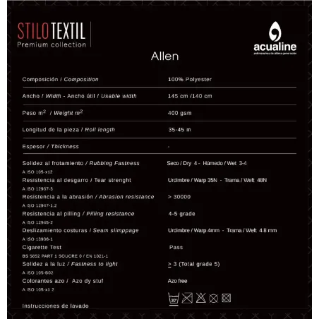 Tapicería colección ALLEN