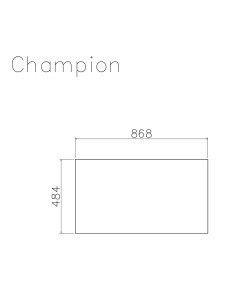 Estante opcional para armario Champion