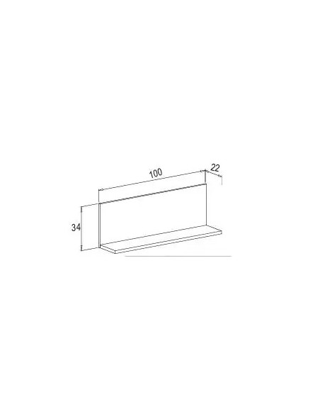 Estante L 100 cm Donald