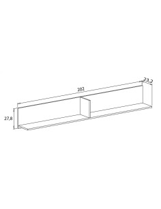 Estante L de 202 cm Donald 2