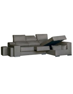 Chaiselongue GALAMA 2,65 mts con Arcón y 2 Puffs | Mega Confort 2