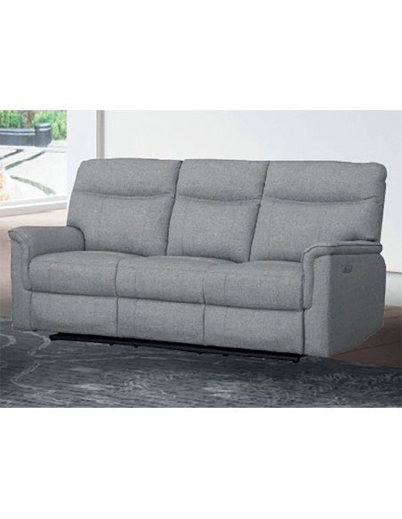 Sofá 3 Plazas KUL Relax Eléctrico 198 cm | Mega Confort