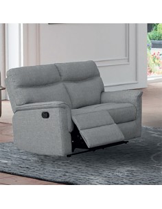 Sofá 2 Plazas KUL Relax Manual 146 cm | Mega Confort