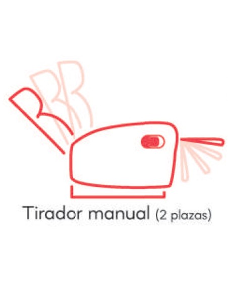Sofá 2 Plazas KUL Relax Manual 146 cm | Mega Confort