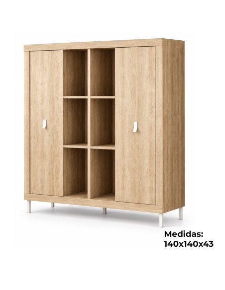 Vajillero Tiarts 140 cm para salón | MEGACONFORT