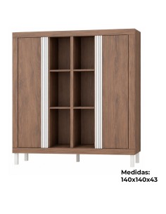 Vajillero Tiarts Tabaco 140 cm | MEGACONFORT