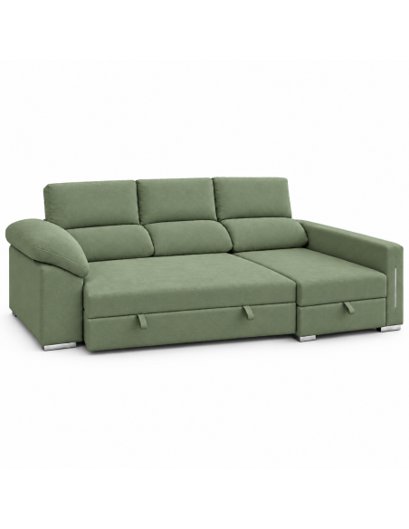 Chaiselongue cama CATANIA con arcón | MEGA CONFORT