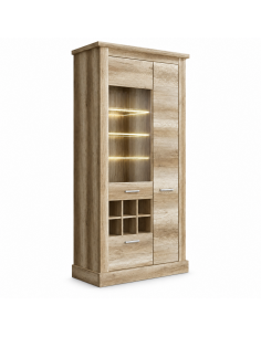 Vitrina alta LLENCHE con LED | MEGA CONFORT