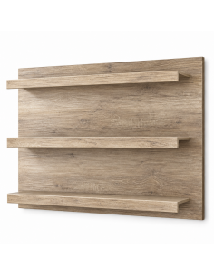 Panel LLENCHE con 3 estantes | MEGA CONFORT