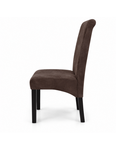 Juego de 2 sillas BOALIS Chocolate | MEGA CONFORT