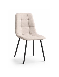 Silla FERDEN tapizada en beige o gris | MEGA CONFORT