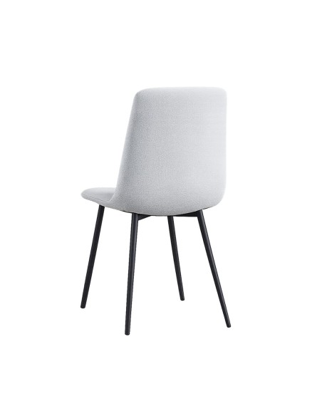 Silla FERDEN tapizada en beige o gris | MEGA CONFORT