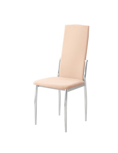 Silla RAKUSA tapizada Jarama, patas cromadas | MEGA CONFORT