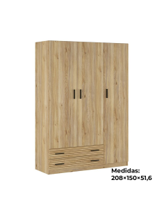 Armario DIRAP 3 puertas y 2 cajones | MEGA CONFORT