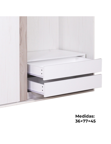 Cajonera interior RALA 2 cajones 77 cm | MEGA CONFORT
