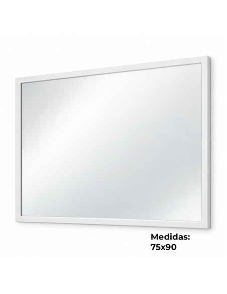 Marco espejo BRACA blanco | Desde 59,95 € | MEGA CONFORT