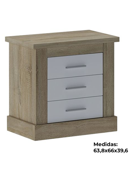 Mesita LLENCHE 3 cajones | Desde 109,95 € | MEGA CONFORT