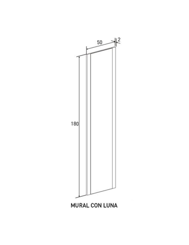 Mural espejo LLENCHE 180 cm | Desde 75,95 € | MEGA CONFORT