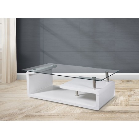 Mesa centro tapa cristal AVE