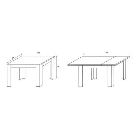 Mesa extensible FUCOR