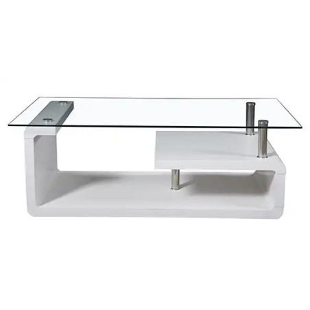 Mesa centro tapa cristal AVE