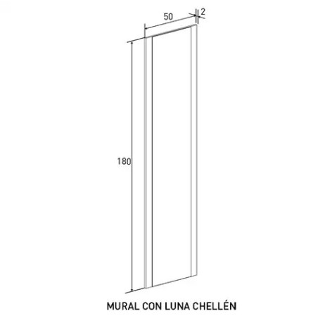 Mural con luna Chellén