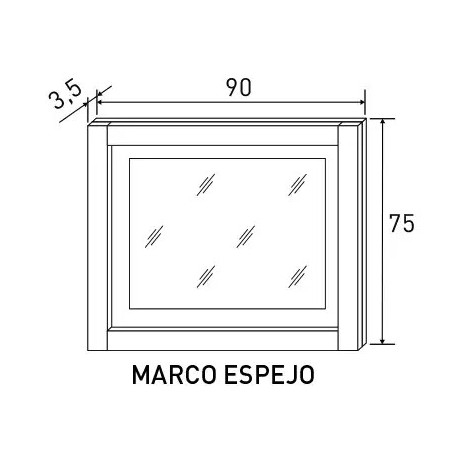 Marco espejo Lara