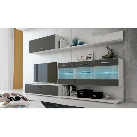 Composición salón Zafiro con leds de 250 cm