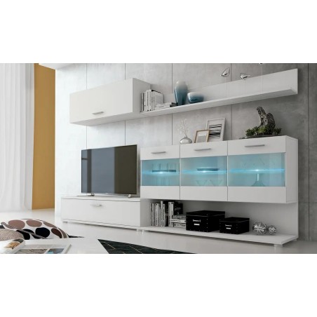 Composición salón Zafiro con leds de 250 cm