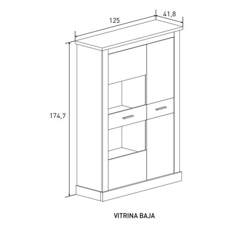 Vitrina baja Chellén 2