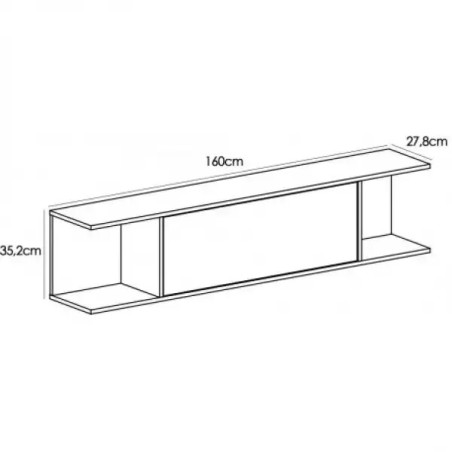 Composición apilable salón Soto de 180 cm