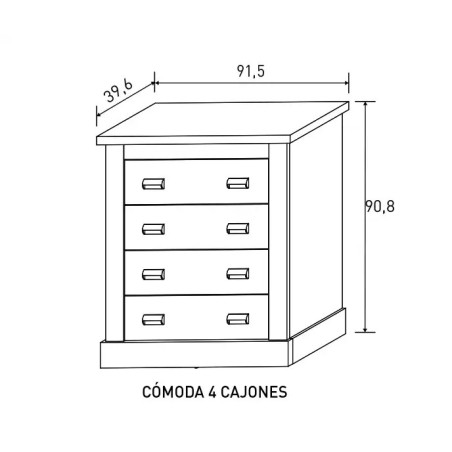 Composición dormitorio Roncal